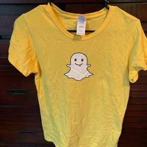 Snapchat logo t-shirt